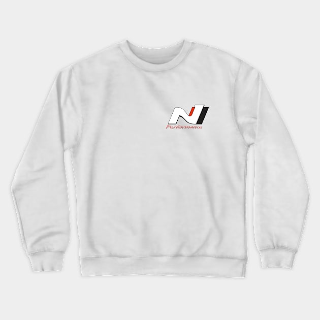 N Performance (Smaller) red Crewneck Sweatshirt by CarEnthusast